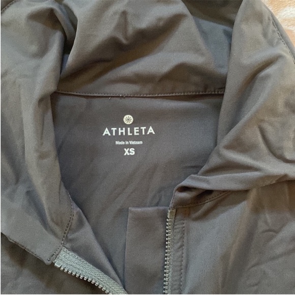 Athleta Spinnaker Long Sun Jacket Gray Asphalt/ Hot Pink Size XS - Picture 5 of 7